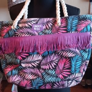 Limited Too Canvas Beach Bag